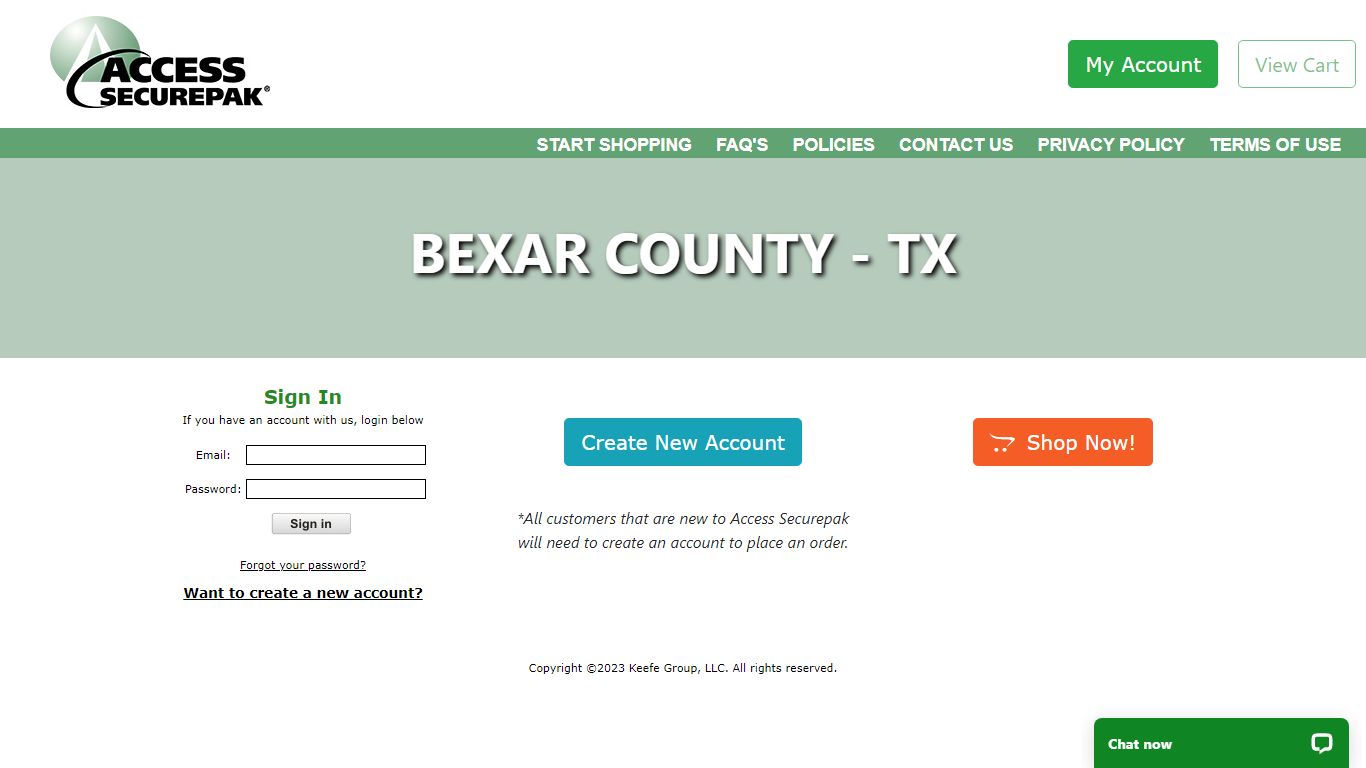 Bexar County Jail Package Program - TX - Access Securepak